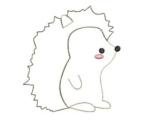 Stickdatei - Igelchen Appli